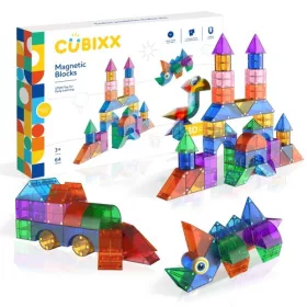 Cubixx - 64 db-os mágneses építőjáték készlet