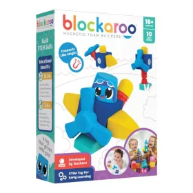   Blockaroo - Repülő 10 db-os mágneses építőkocka készlet