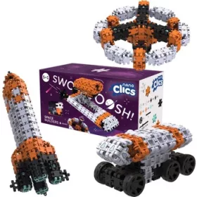    Nano Clics - 5az1-ben 250 db-os kreatív építőjáték, Világűr