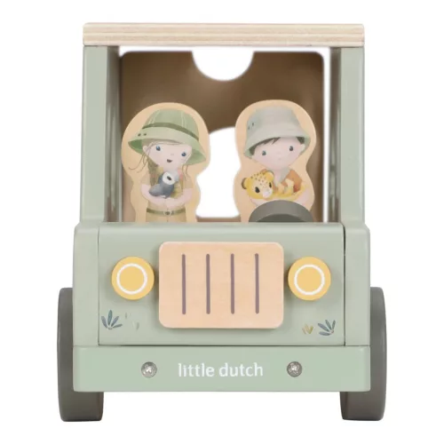 Little Dutch formaillesztő autó - Safari Friends