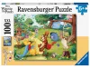 Puzzle 100 db - Micimackó mentőakció 