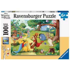 Puzzle 100 db - Micimackó mentőakció 