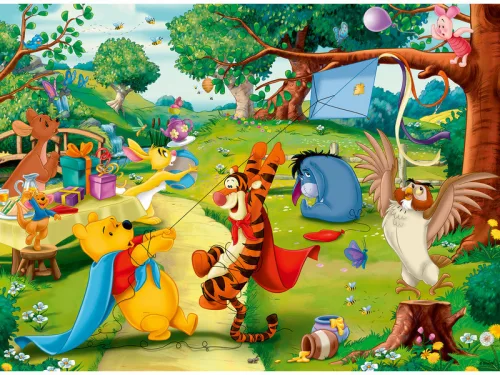 Puzzle 100 db - Micimackó mentőakció 