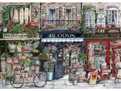 Puzzle 1000 db - Forgalmas High street
