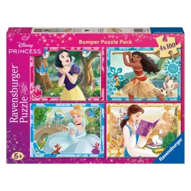 Puzzle 4x100 db - Disney Hercegnő