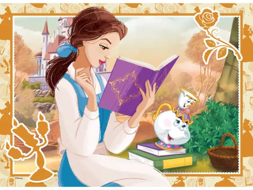Puzzle 4x100 db - Disney Hercegnő