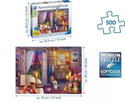 Puzzle 500 db - Kellemes fürdő