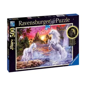 Puzzle 500 db - Egyszarvúak a folyónál