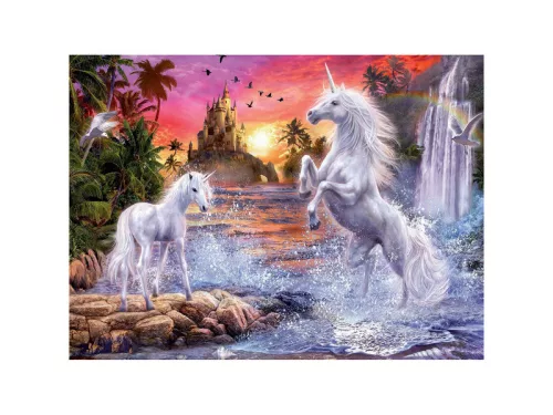 Puzzle 500 db - Egyszarvúak a folyónál