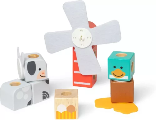 Melissa & Doug: Blockables - Farm barátok szett