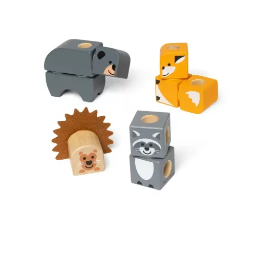 Melissa & Doug: Blockables - Erdei állatok szett