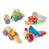 Melissa & Doug: Blockables - Járművek szett