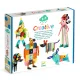 Djeco Kreatív műhely - 6 technika 1 dobozban - Bájos bolyhos - Fluffy box