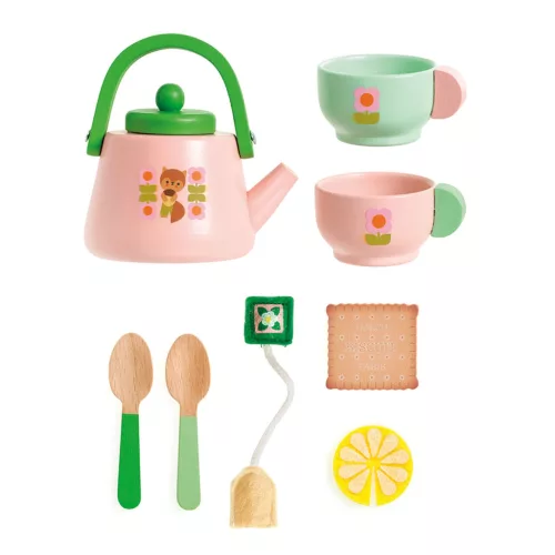 Djeco - Szerepjáték mini szett - Teadélután - Tea
