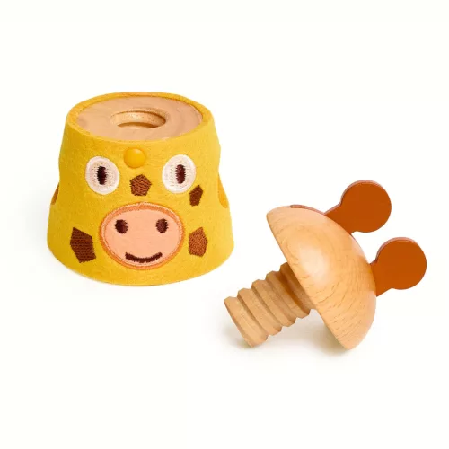 Djeco Minivilág - Filc-Csavargató, Állat-trió - SoftiVis