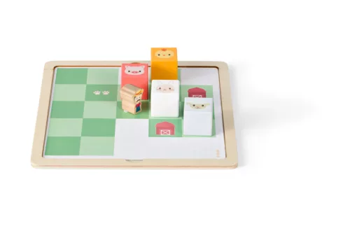 BS Toys - Állatok a farmon logikai játék