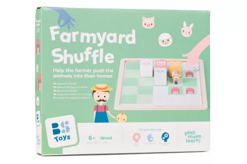 BS Toys - Állatok a farmon logikai játék
