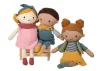 Small foot - Puhatestű rongybaba - Lina