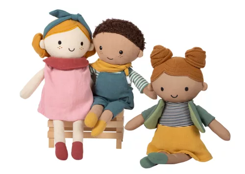 Small foot - Puhatestű rongybaba - Lina