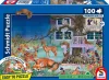 Éjszakai látogatók gyerek kirakó 100 db - Schmidt Spiele