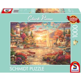   Reggeli csend a tó partján (58554) Kirakó CHUCK PINSON 1000 db - Schmidt Spiele