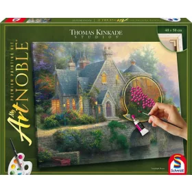 Hegyekkel ölelt folyó (59710) 500 db Thomas Kinkade Kirakó - Schmidt Spiele