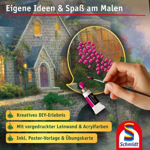 Hegyekkel ölelt folyó (59710) 500 db Thomas Kinkade Kirakó - Schmidt Spiele