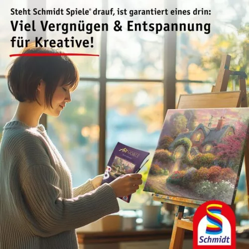 Hegyekkel ölelt folyó (59710) 500 db Thomas Kinkade Kirakó - Schmidt Spiele