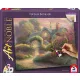 Rosebud Cottage (46165) festhető vászonkép Thomas Kinkade - Schmidt Spiele