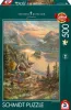 Hegyekkel ölelt folyó (59710) 500 db Thomas Kinkade Kirakó - Schmidt Spiele