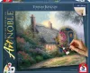 Rosebud Cottage (46165) festhető vászonkép Thomas Kinkade - Schmidt Spiele
