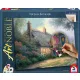 Rosebud Cottage (46165) festhető vászonkép Thomas Kinkade - Schmidt Spiele