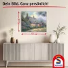 Rosebud Cottage (46165) festhető vászonkép Thomas Kinkade - Schmidt Spiele