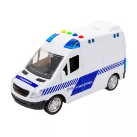 Lendkerekes magyar rendőrautó hanggal és fénnyel