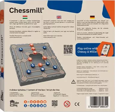 Chessmill kétszemélyes logikai társasjáték