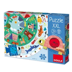 Goula -Állati bújócska szárazon és vízen XXL puzzle
