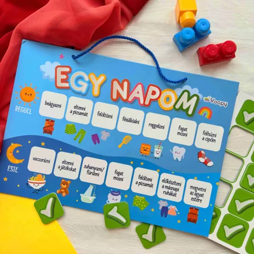 Mágneses szervező - Egy napom