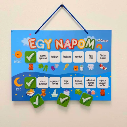 Mágneses szervező - Egy napom