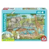 Vadállatok Afrikában 60db-os Schmidt kirakó 
