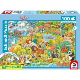 Állatok mindenhol gyerek kirakó 100 db - Schmidt Spiele