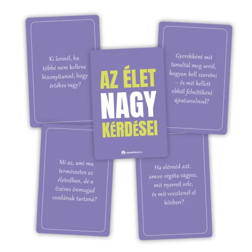 Az élet nagy kérdései - beszélgetésindító kártyajáték
