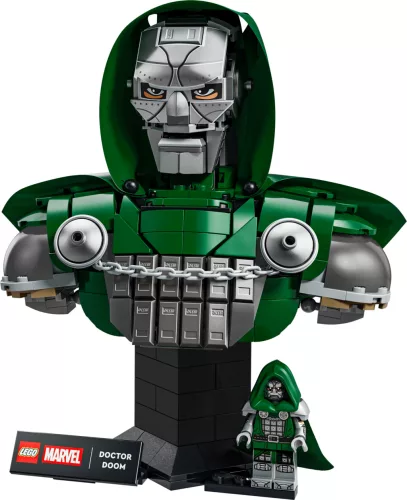 LEGO Super Heroes 76345 Dr Doom mellszobor
