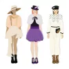 Djeco Papírbaba öltöztető - Elegáns gardrób - So chic wardrobe