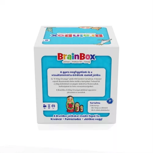 A világ Országai Brainbox társasjáték új kiadás
