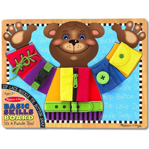 Tanuló tábla - Öltözködés Melissa& Doug játék óvodásoknak