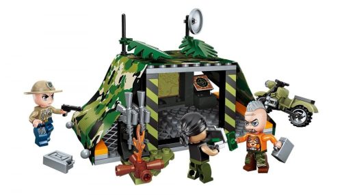 4es csomag Dzsungel orvvadászok elkapása építőjáték szett  - Qman