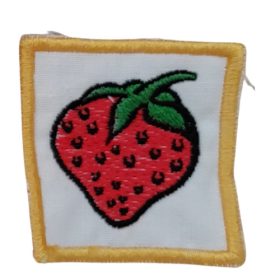 Ovis jel - Hímzett - Eper