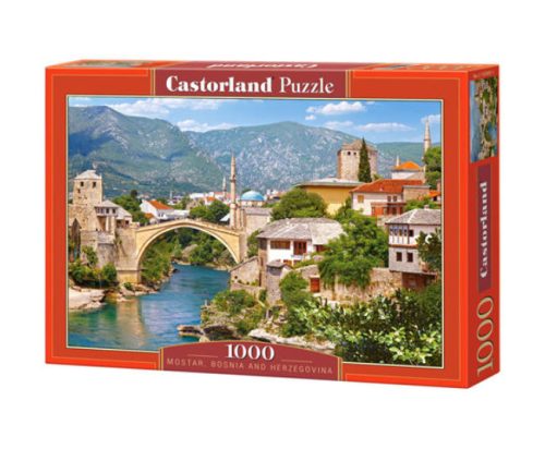 Puzzle_Mostar_Bosznia_Hercegovina_1000_db_os_Castorland_puzzle