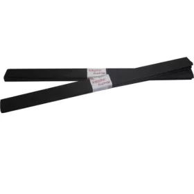 CreArt krepp papír - 50x200cm - Fekete