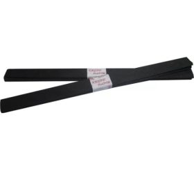 CreArt krepp papír - 50x200cm - Fekete